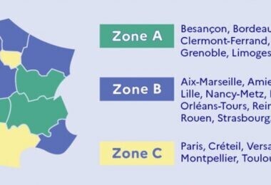 Vakanties en vrije dagen in Frankrijk 2023-2024